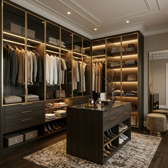 Шафи та гардеробні